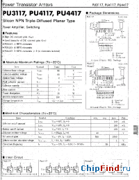 Datasheet PU3117 manufacturer Panasonic